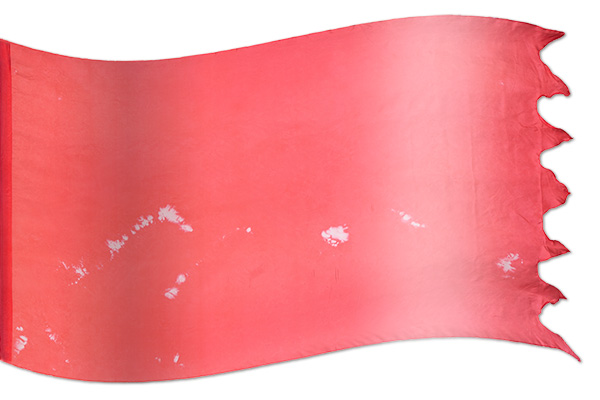 El diseño ‘Siete pliegues del Espíritu - Rojo’ en seda artesanal